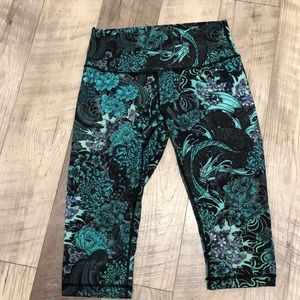 Lululemon Cropped leggings. High waisted.